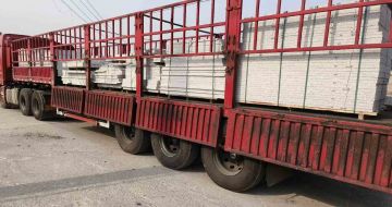 三亚 白麻荔枝面外墙干挂，工厂装车日常