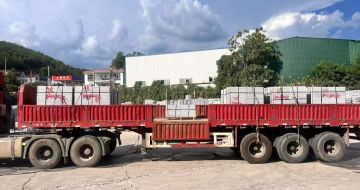 三亚 芝麻灰花岗岩地铺石出货日常