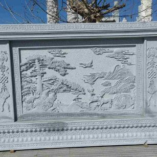 三亚 芝麻白大型照壁，屏风，影壁