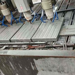 三亚 芝麻白花岗岩荔枝面盲道雕刻