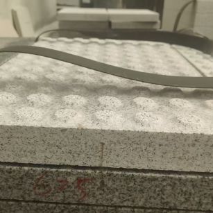 三亚 芝麻白花岗岩6.0公分荔枝面五轴加工雕刻盲点