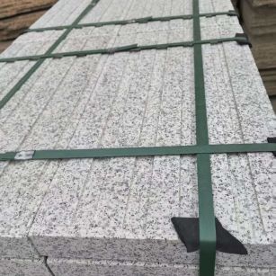 三亚 白麻花岗岩直行盲道石，盲条，地铺石