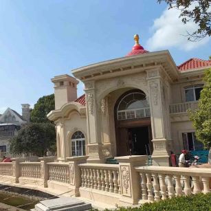 三亚 黄金麻花岗岩欧式别墅