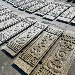 三亚 黄金麻花岗岩外墙雕刻板