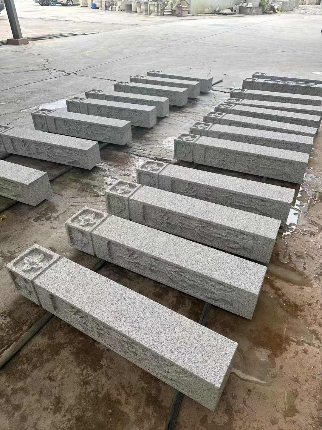 三亚 白麻方柱雕花防水