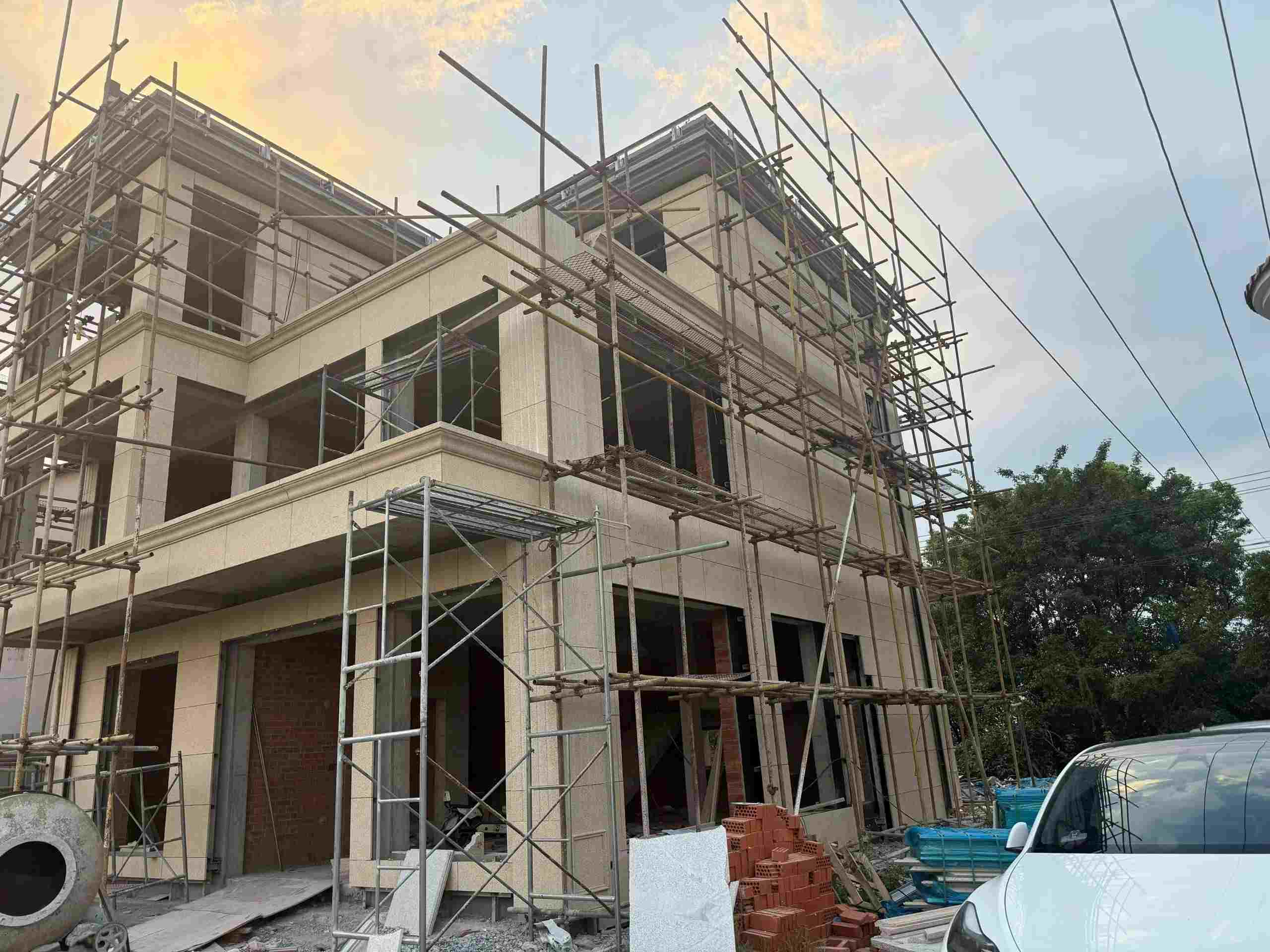 三亚 黄金麻荔枝面花岗岩外墙干挂