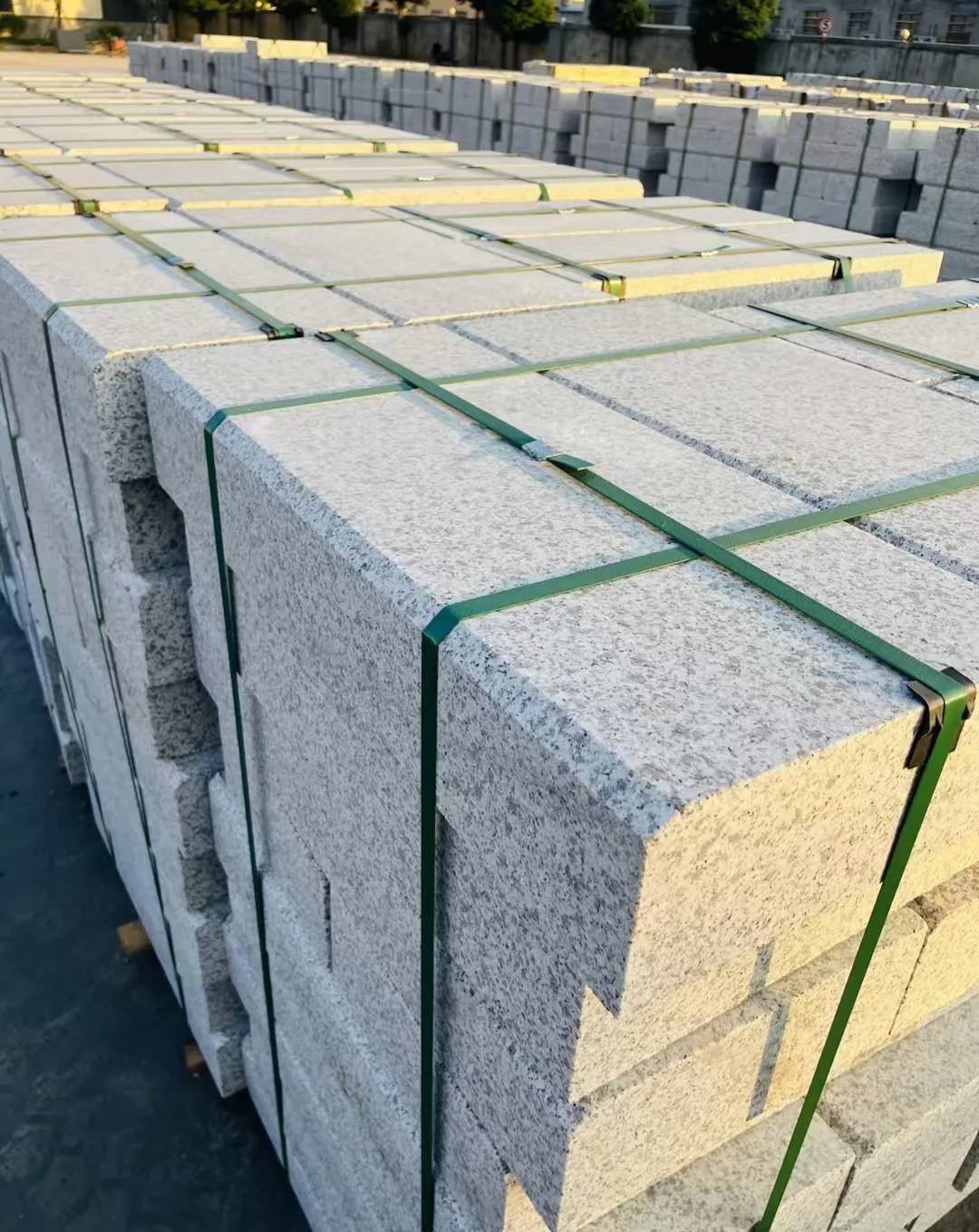 三亚 白麻花岗岩路沿石，马路牙子，路缘石，平石，立缘石等