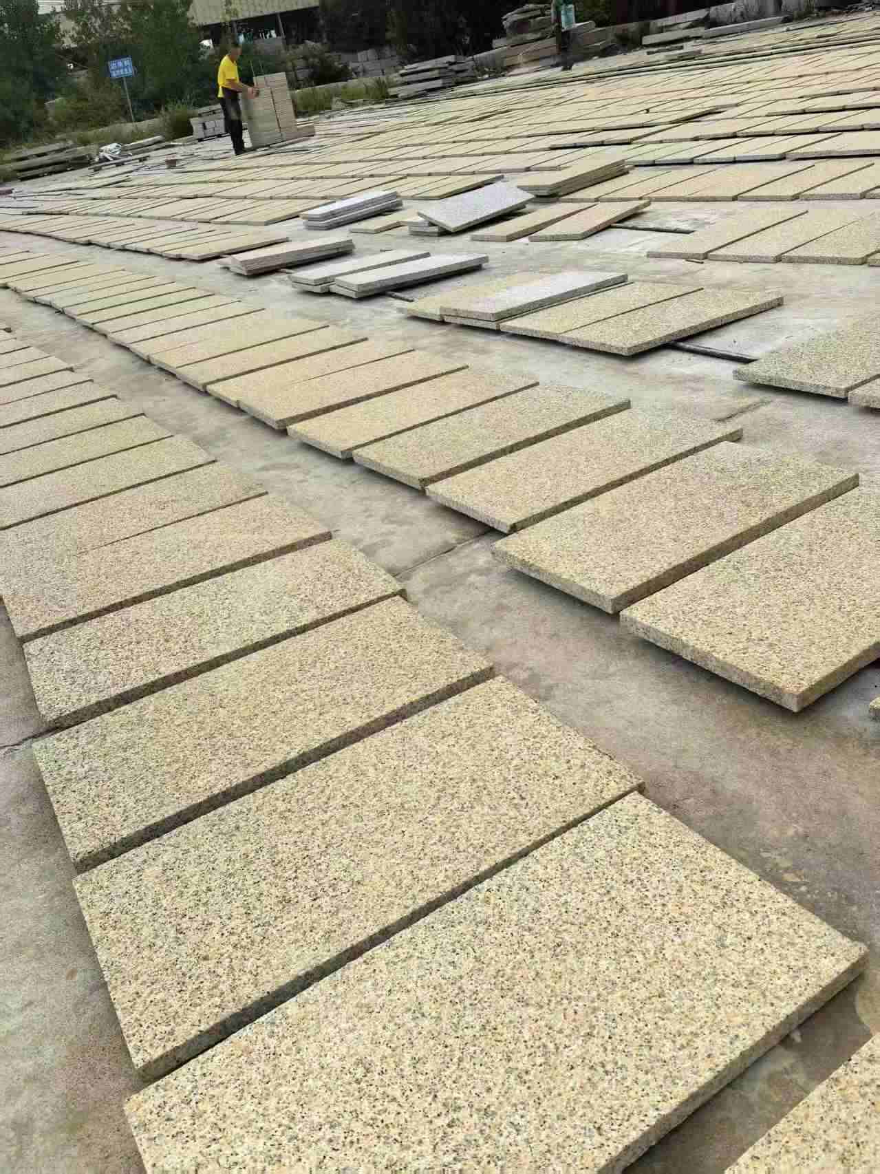 三亚 黄金麻荔枝地铺石面排板